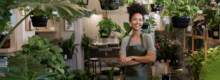 woman focused on her Brand Identity
