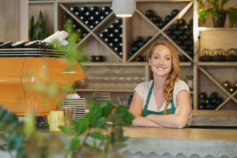 woman with business struggling during slow season